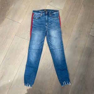 Abercrombie High Rise Ankle Jeans